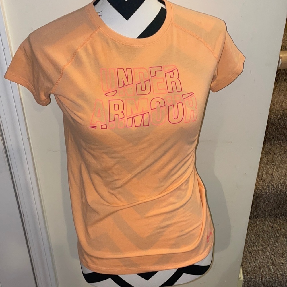 Womens Under Armour Heat Gear Workout Shirt